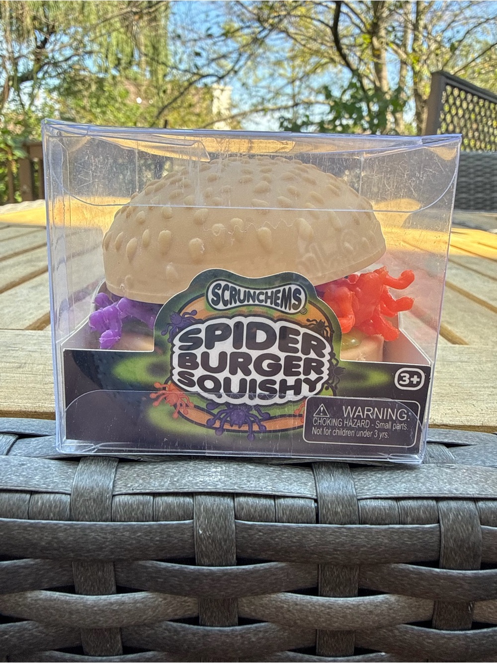 Scrunchems Spider Burger Squishy